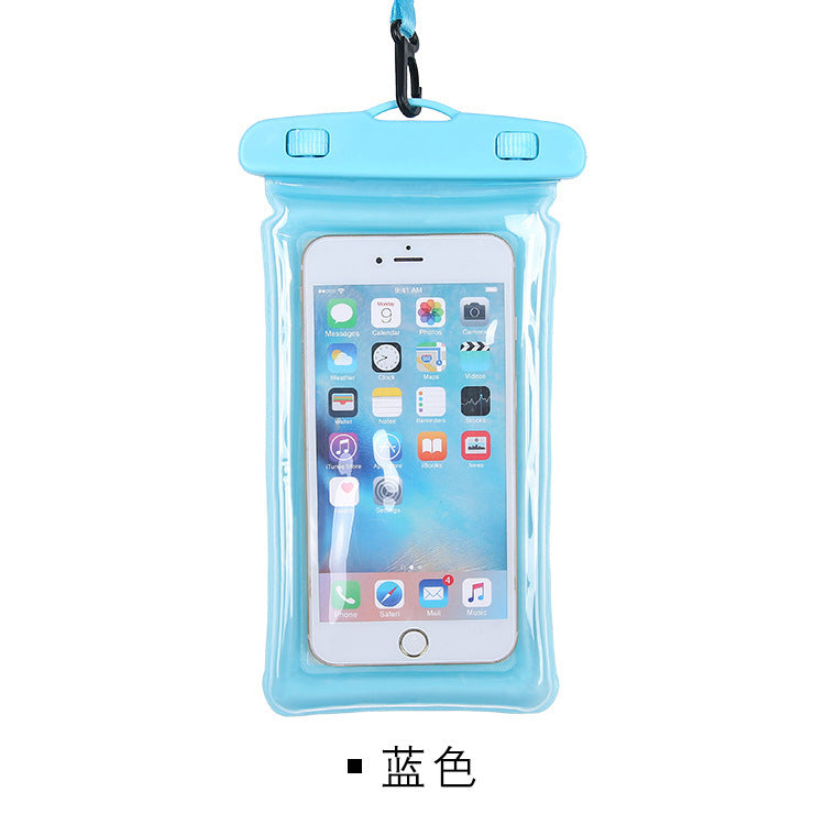 Thick Waterproof Phone Pouch with Air Cushion for Swimming, Diving, Outdoor Activities and Underwater Photography