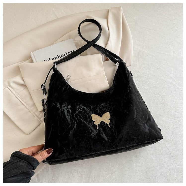 New style women's large capacity totes two shoulders cross-body dual-use design street fashion daily commute school bag for college students