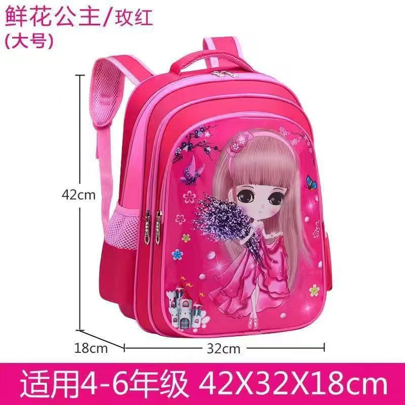 Cartoon Hero Children's Schoolbag Student Backpack Burden Alleviation Waterproof Wear-Resistant Spider-Man Ultraman