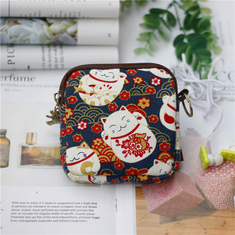 New Coin Purse Shell Small Cloth Bag Cute Girl Small Wallet Japanese Small Bag Coin Storage Bag