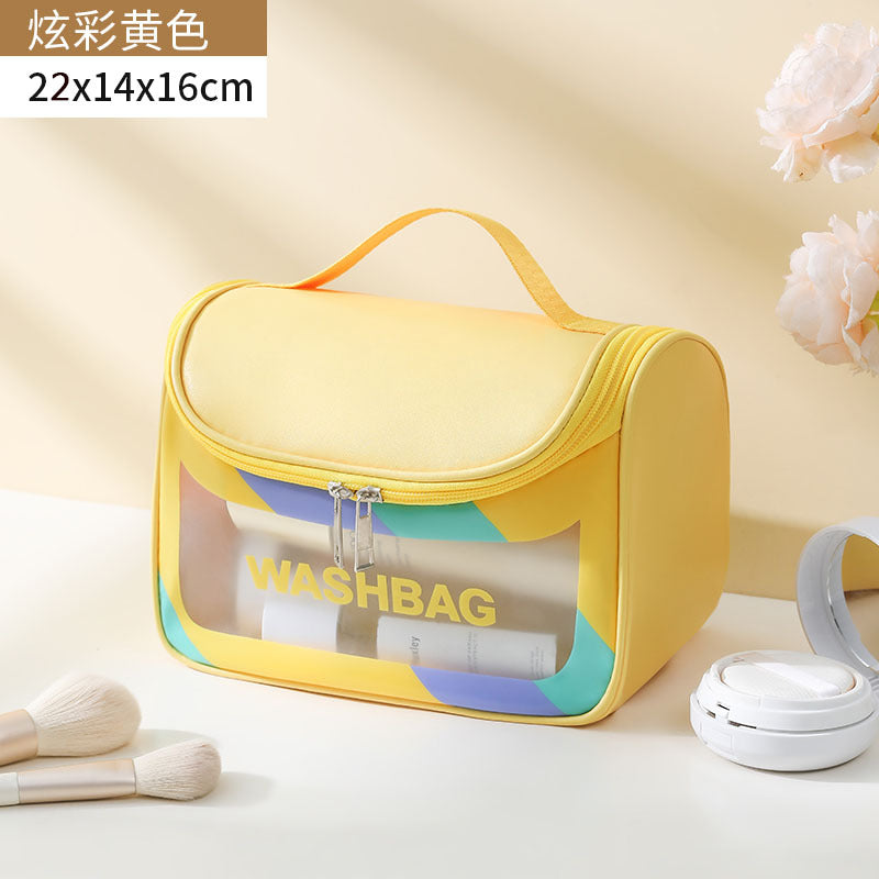 Portable Portable Large Capacity Waterproof Women's Cosmetic Bag Travel Toiletry Bag