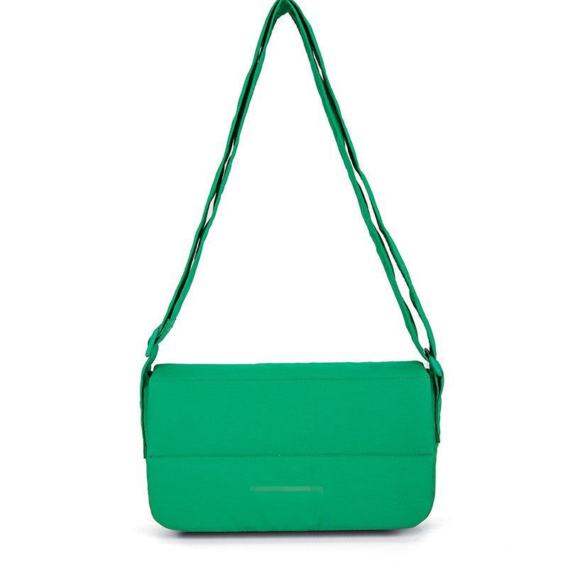 Fashion Quilted Messenger Bag Women's Simple and Practical Daily Shoulder Small Square Bag