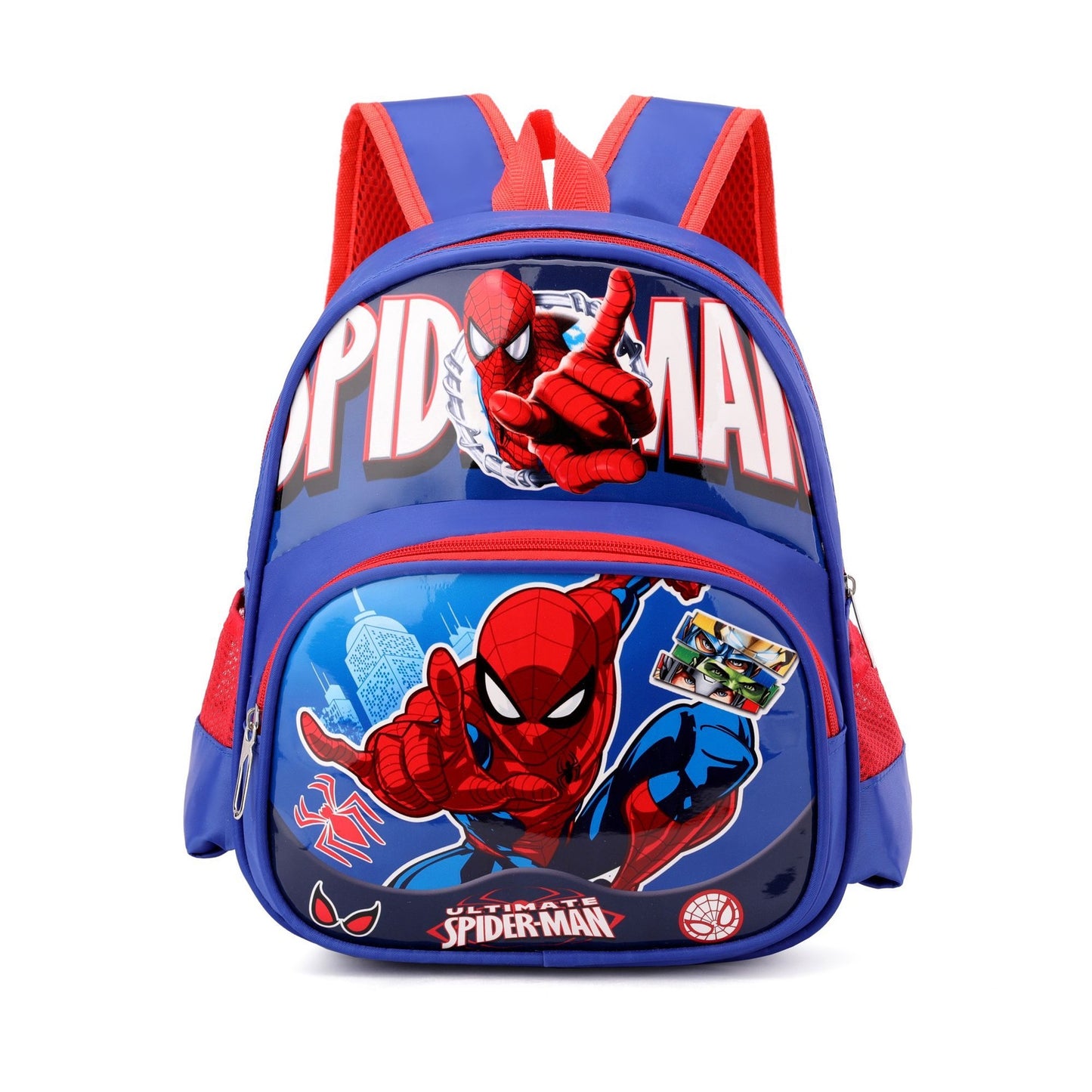 Captain America Kids Backpack Cartoon Anime Design Waterproof Lightweight School Bag for Preschool Children