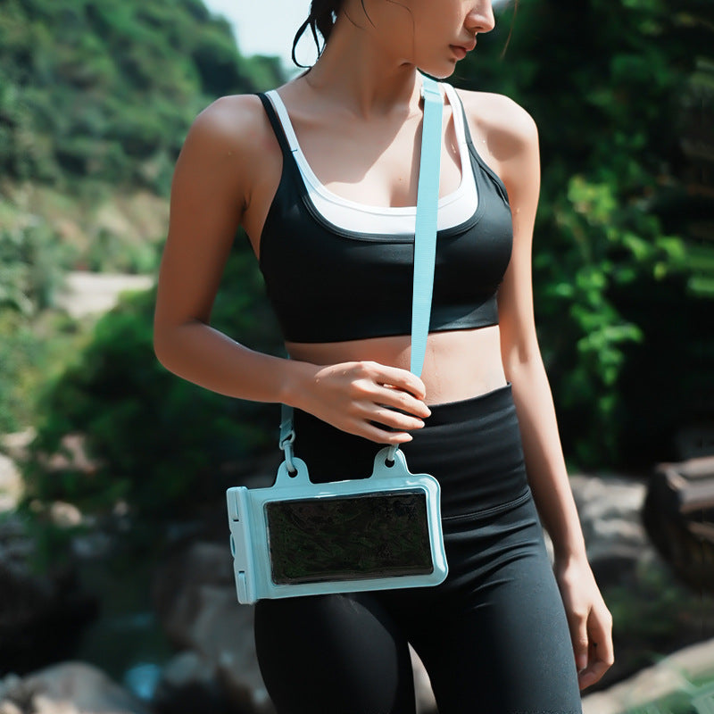 Waterproof Crossbody Phone Pouch with Touch Screen, IPX8 Rated for Swimming, Diving, Outdoor Adventures