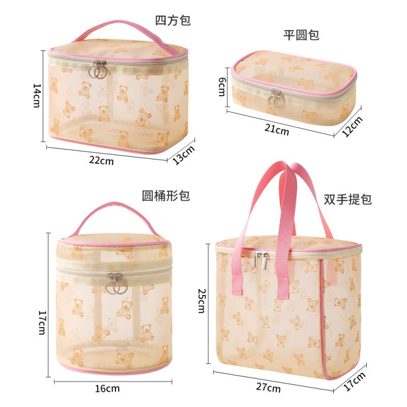 Cosmetic Bag Female Portable Toiletry Bag Large Capacity Travel Cosmetics Storage Portable