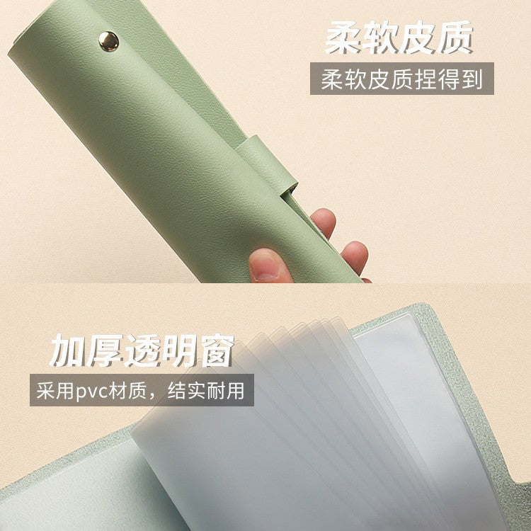 Bill Bank Deposit Single Clip New Check Multi-Function Folding Card Versatile Bag Men and Women