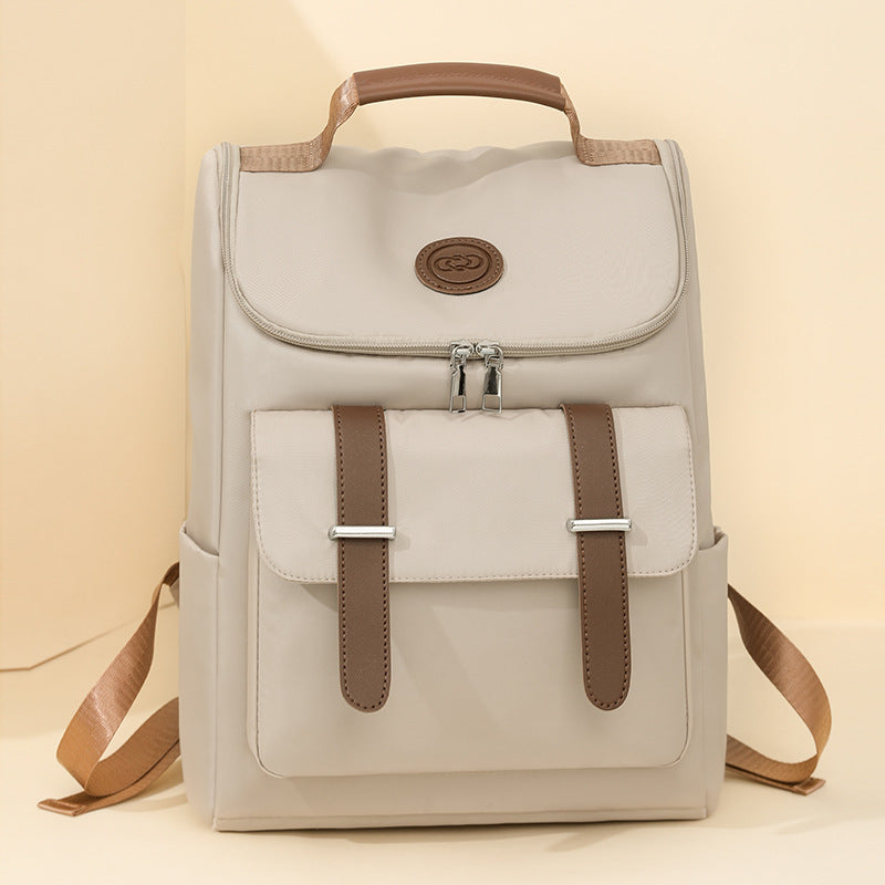 Fashionable Waterproof Backpack for Women with Large Capacity, Anti-Theft Design and Stylish Minimalist Look