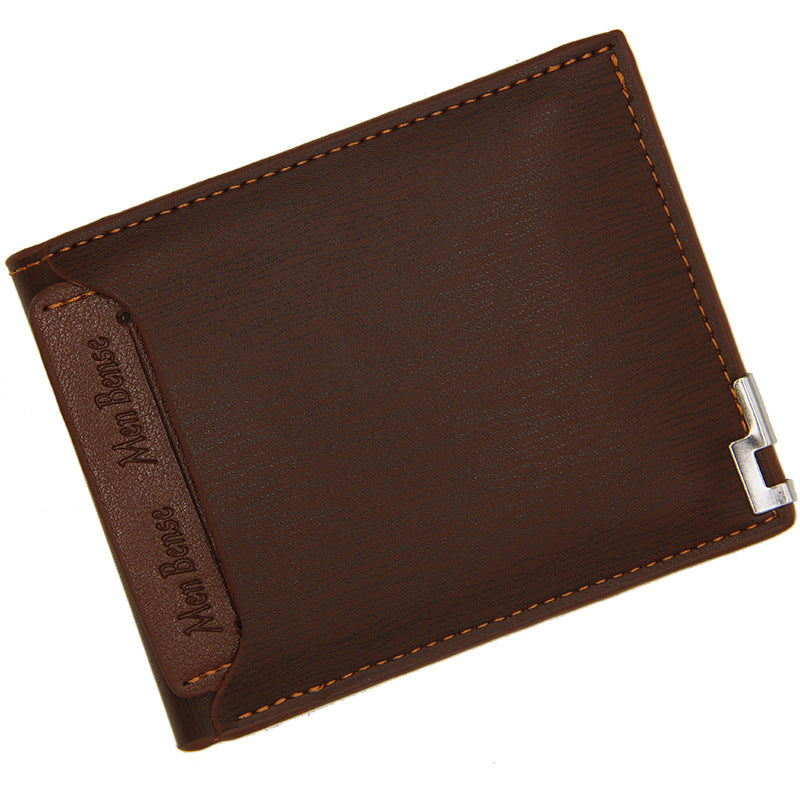 Slim Men's Wallet with Multiple Card Slots, Lightweight and Expandable Design for Everyday Use