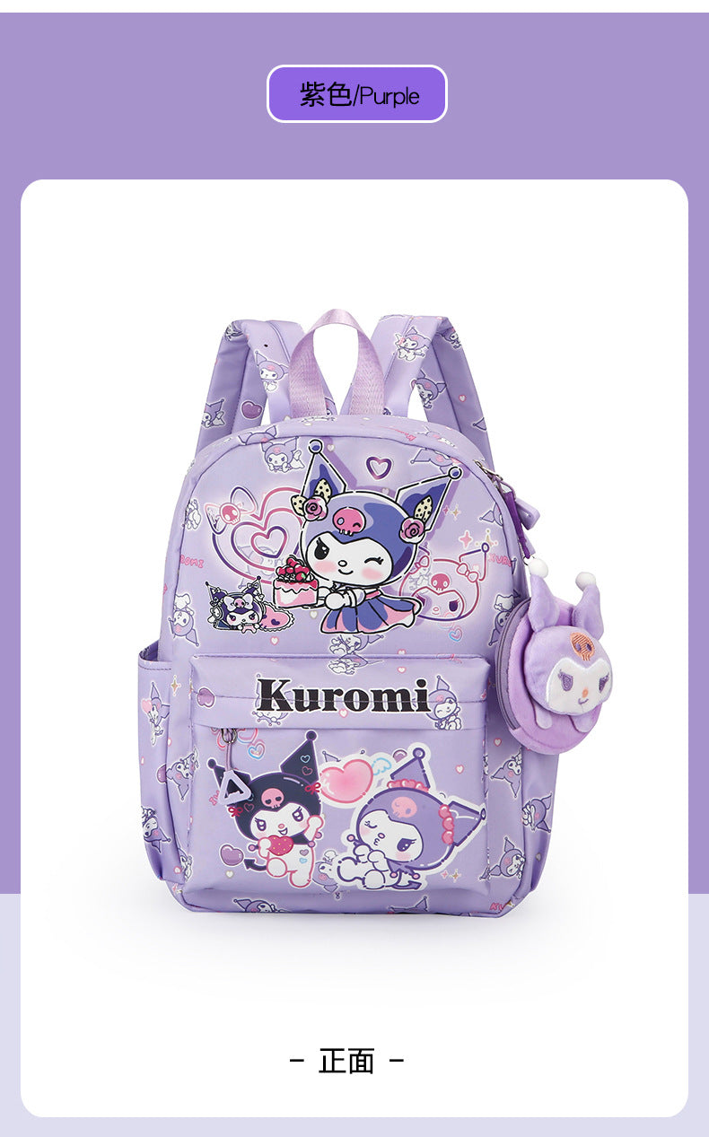 Cartoon Schoolbag Boys and Girls New Trendy Ultra-Light Good-looking Exquisite Kindergarten Parent-Child All-Match Backpack
