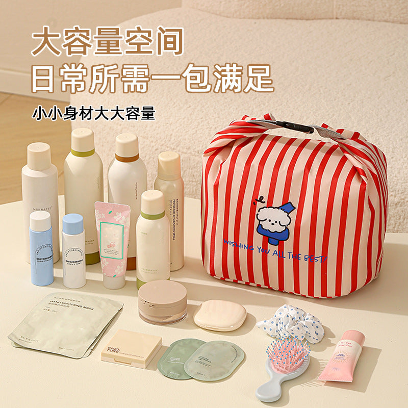Cute Cartoon Travel Organizer Bag for Clothes, Toiletries and Essentials - Waterproof & Multi-functional